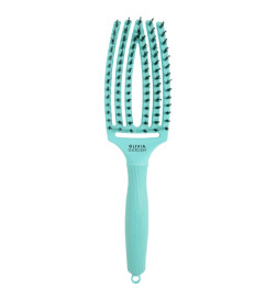 Brosse Fingerbrush Vert Pastel Sanglier Nylon Taille M