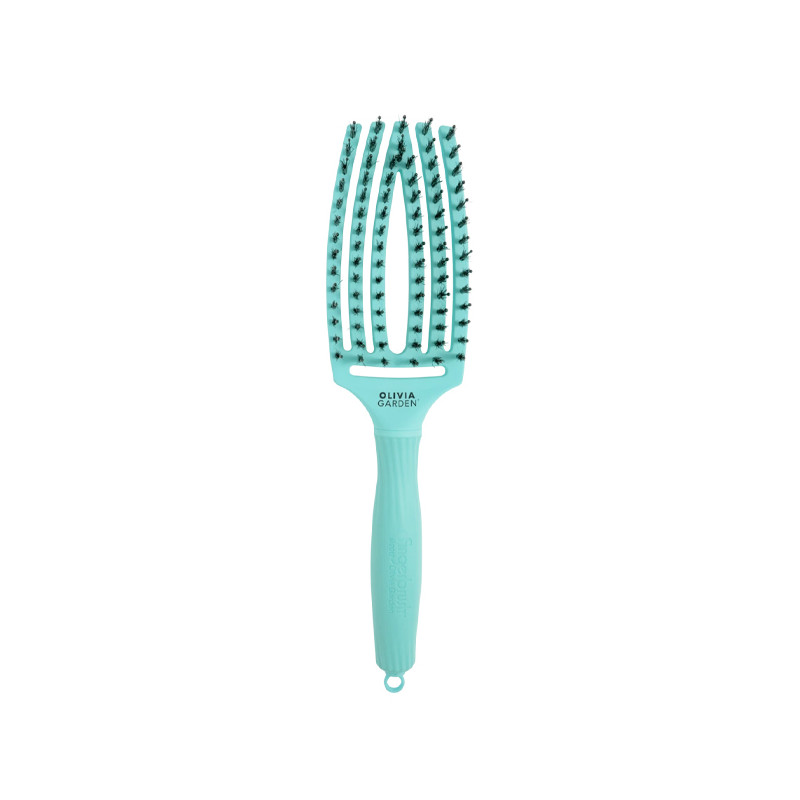 Brosse Fingerbrush Vert Pastel Sanglier Nylon Taille M
