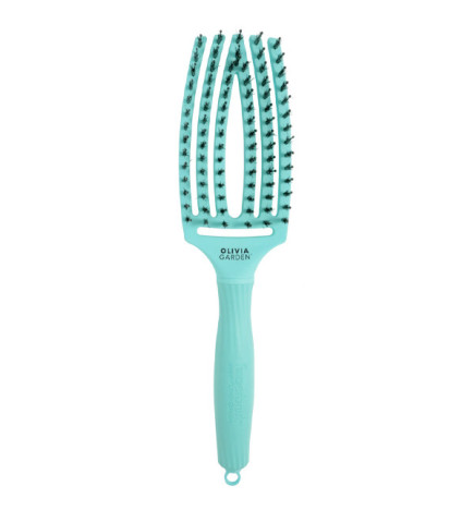 Brosse Fingerbrush Vert Pastel Sanglier Nylon Taille M