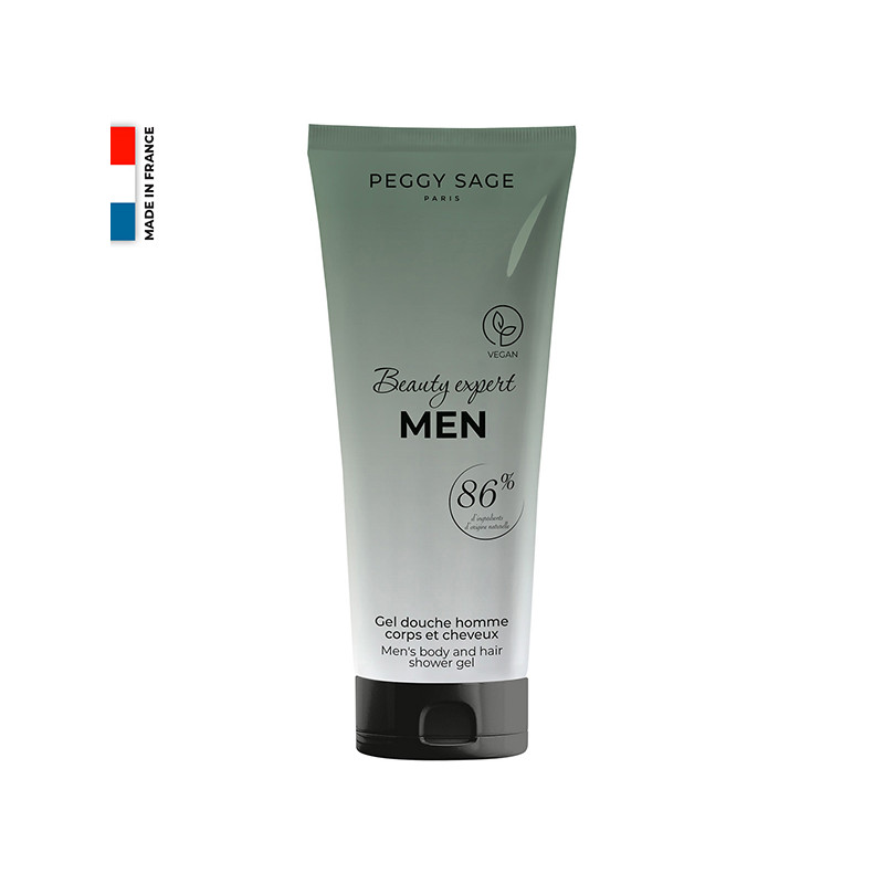 Gel Douche Homme Corps et Cheveux Peggy Sage 200ml Gel Douche Homme Corps et Cheveux Peggy Sage 200ml