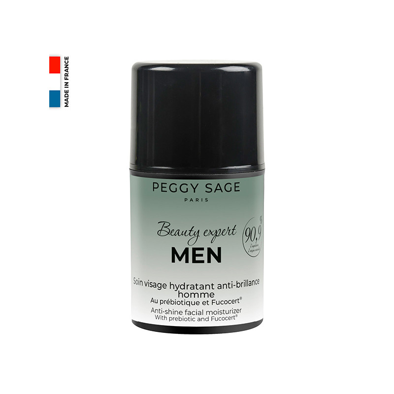 Soin Visage Hydratant Anti-brillance Homme Peggy sage 50ml