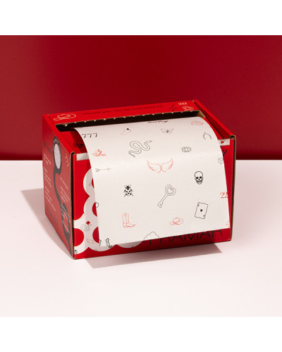 Papier Alu Rouleau Design "Get Lucky" Gauffré Meduim 97.5m