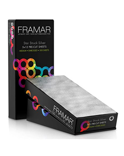 Papier Aluminium Gaufré Feuille à Feuille x500pcs Framar