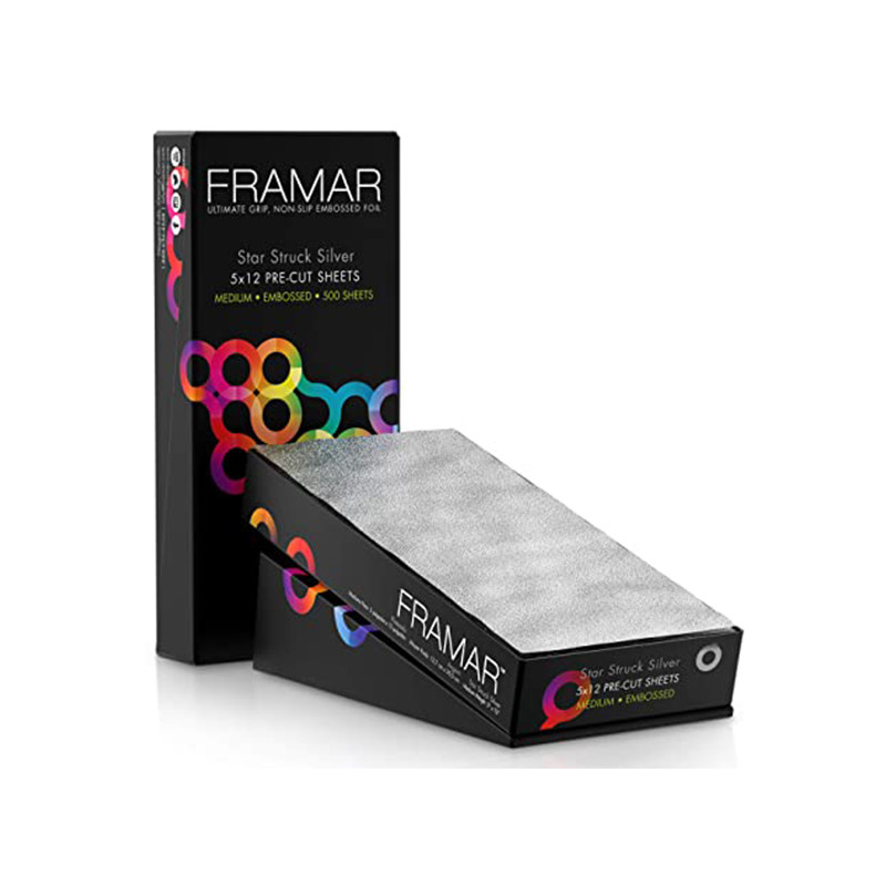 Papier Aluminium Gaufré Feuille à Feuille x500pcs Framar