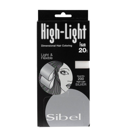 Papier Mèches High Light Silver 20cm