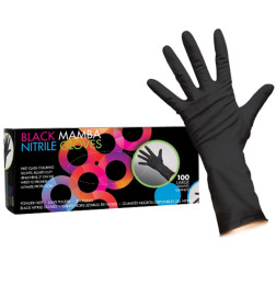 Gants Noirs  en nitrile  Taille L Framar