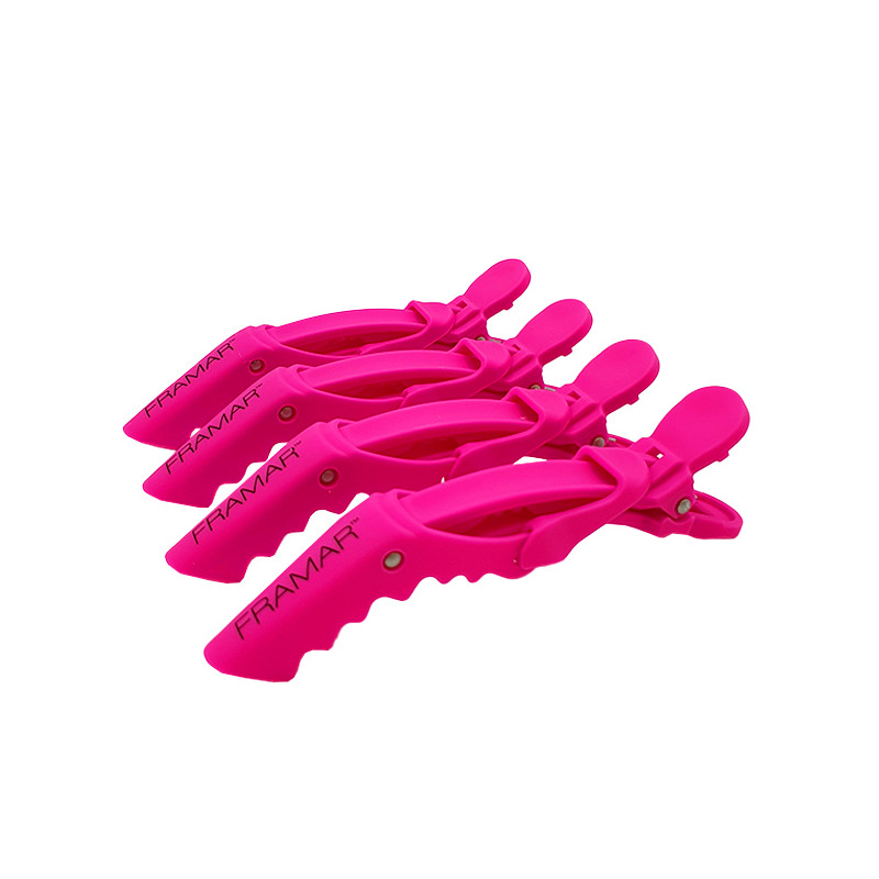 Pinces sépare-mèches roses - Gator Grips