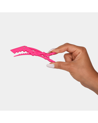 Pinces sépare-mèches roses - Gator Grips