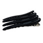 Pince à Cheveux Noir Grand Model Clips x4 Framar