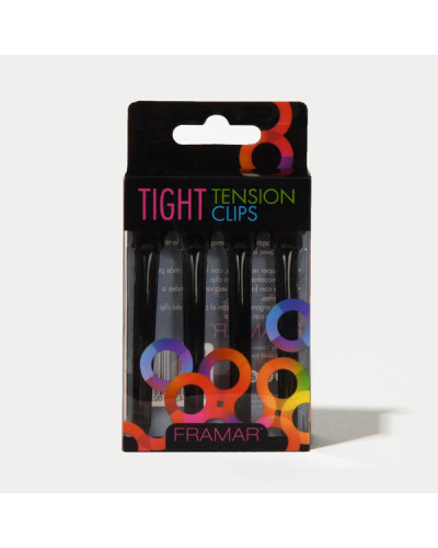 Clips de tension serrés noir - Tight tension clips