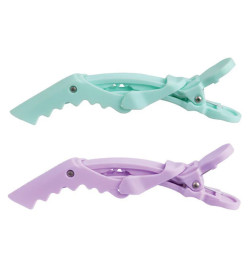 Pinces Crocodile Gator Grips Framar Couleur Pastel x4