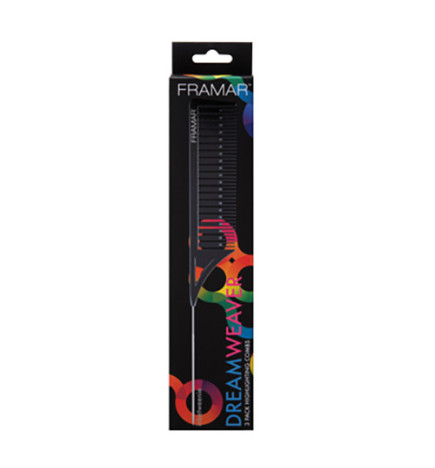 Lot de 3 peigne Dreamweaver noir