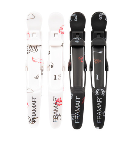 Pince Sépare Méches Gator Grip Motifs "Get Lucky" x4