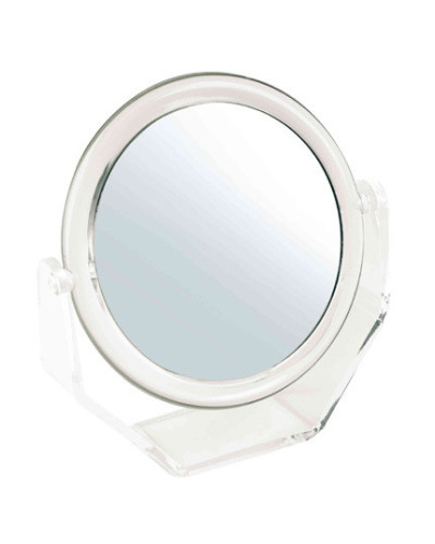 Miroir Sur Socle Plexi Ø15cm Grossissant x5