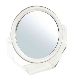 Miroir Sur Socle Plexi Ø15cm Grossissant x5