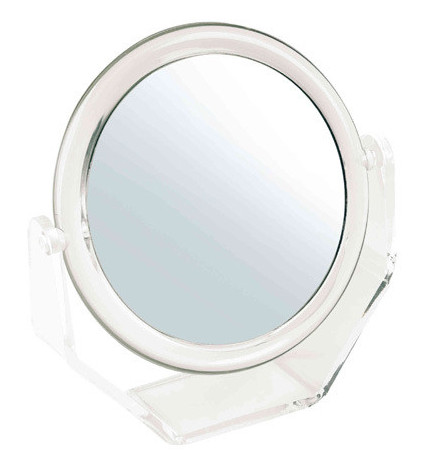Miroir Sur Socle Plexi Ø21cm Grossissant x5