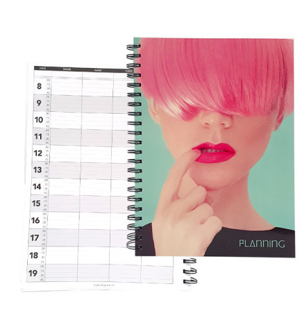 Carnet Rendez-Vous 4 colonnes 300 pages New & Beauty