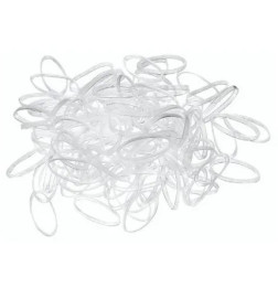 500 Élastiques Transparent Ø20mm