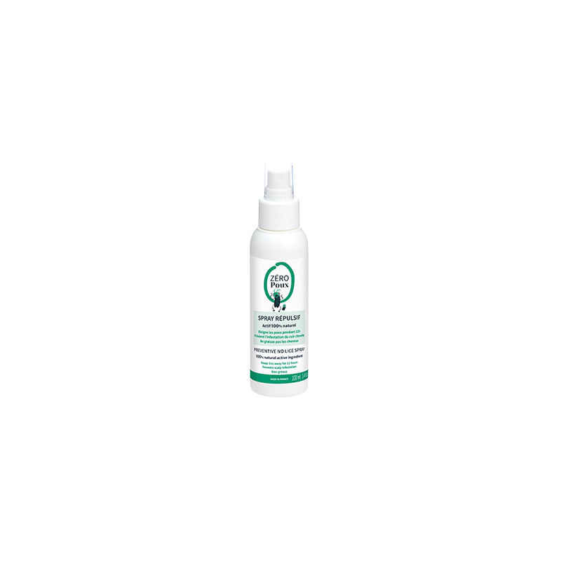 Spray Répulsif Zéro Poux Mulato 100ml Spray Répulsif Zéro Poux Mulato 100ml