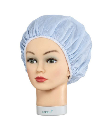 Bonnet De Douche Simple Bleu