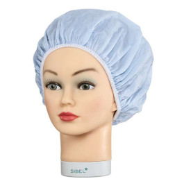 Bonnet De Douche Simple Bleu