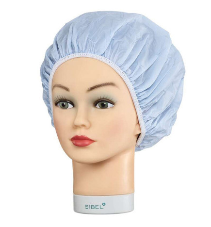 Bonnet De Douche Simple Bleu