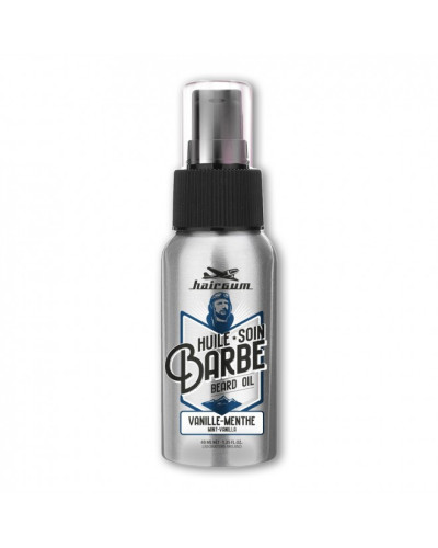 Huile Soin Spéciale Barbe Vanille Menthe Hairgum 40ml