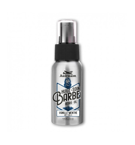 Huile Soin Spéciale Barbe Vanille Menthe Hairgum 40ml