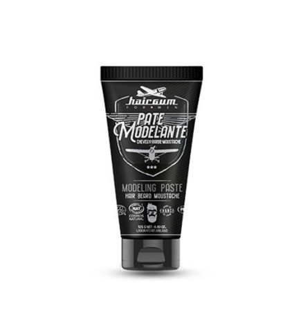 Cire Coiffante 3 en 1 Cheveux Barbe et Moustache Hairgum 125g