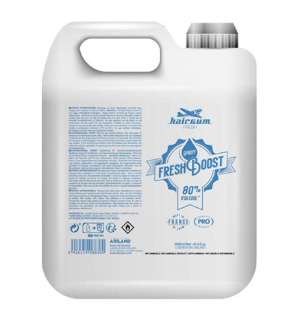 Lotion désinfectante Fresh Boost Hairgum 2000ml