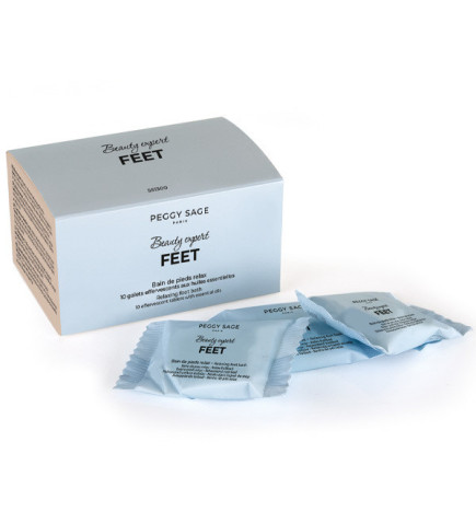Bain de Pieds Relax 10 Galets Effervescents aux Huiles Essentielles Peggy Sage 10x10g