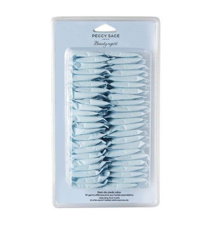 Bain de Pieds Relax 50 Galets Effervescents aux Huiles Essentielles Peggy Sage 50x10g