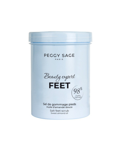 Sel de Gommage Pieds Huile d'Amande Douce Peggy Sage 400g