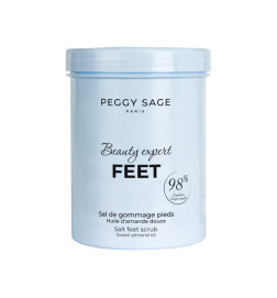 Sel de Gommage Pieds Huile d'Amande Douce Peggy Sage 400g