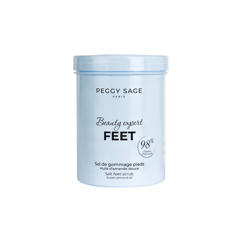 Sel de Gommage Pieds Huile d'Amande Douce Peggy Sage 400g Sel de Gommage Pieds Huile d'Amande Douce Peggy Sage 400g