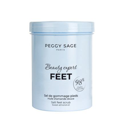 Sel de Gommage Pieds Huile d'Amande Douce Peggy Sage 400g
