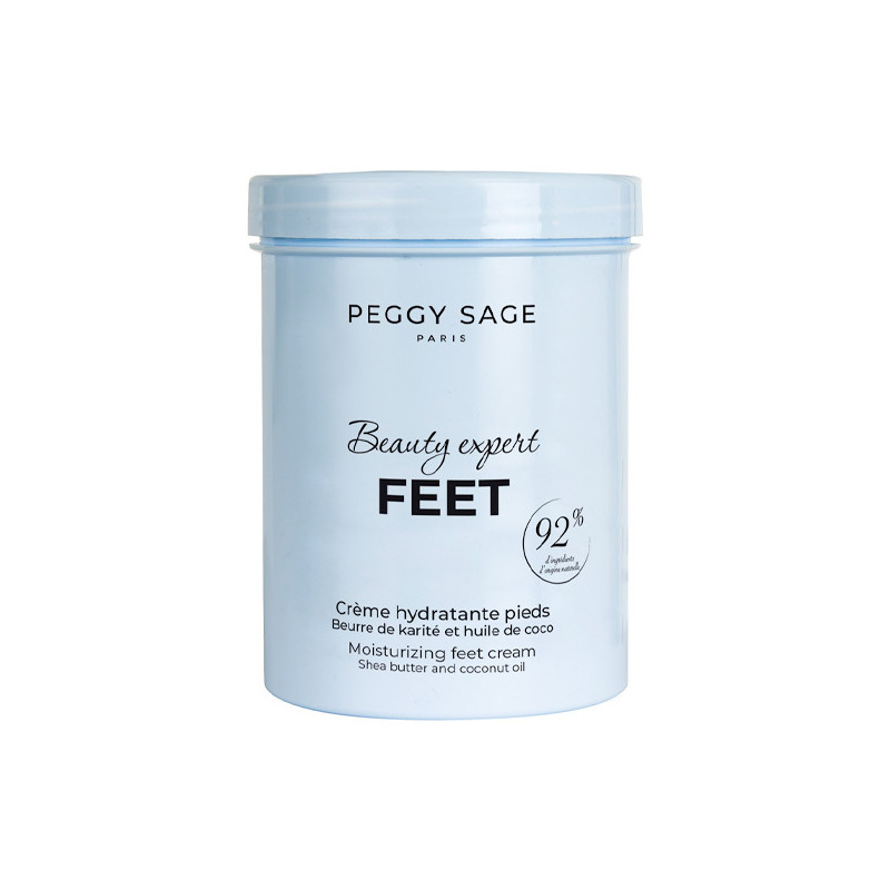 Crème Hydratante Pieds Beurre de Karité et Huile de Coco Peggy Sage 270ml