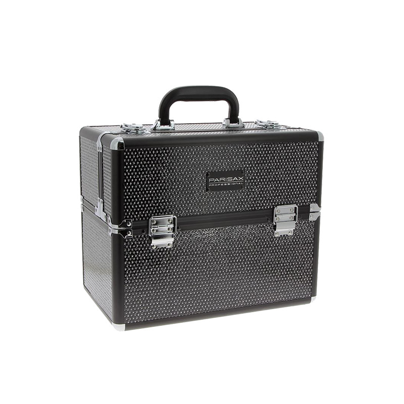 Mallette Make Up Strass Noire 6 plateaux