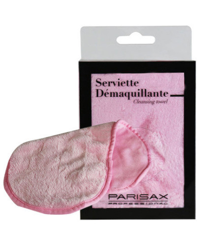 Serviette Démaquillante Rose Parisax