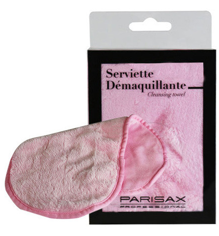 Serviette Démaquillante Rose Parisax