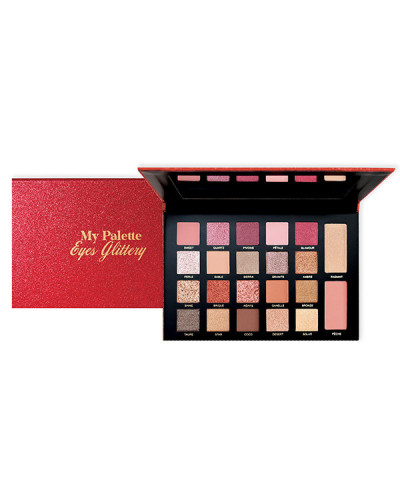 Palette Maquillage 22 teintes "My Palette Eyes Glittery" Parisax