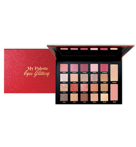 Palette Maquillage 22 teintes "My Palette Eyes Glittery" Parisax