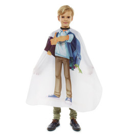Cape De Coupe Enfant Skatereboy Velcro