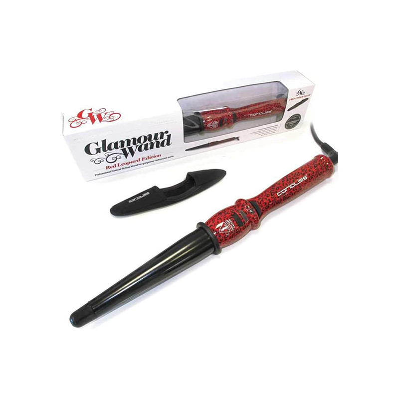 Boucleur Conique Glamour Wand Red Leopard Boucleur Conique Glamour Wand Red Leopard