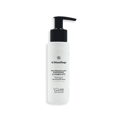 Huile Démaquillante et Nettoyante au Charbon Actif Yumi 100ml