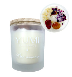Bougie "Par Amour" Senteur Cerise Noire Yumi 200g