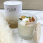 Bougie "Ambition" Senteur poire saupoudrée de sucre Yumi 200g Bougie "Ambition" Senteur poire saupoudrée de sucre Yumi 200g