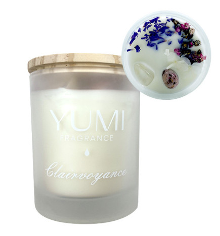 Bougie "Clairvoyance" Senteur fleur de coton Yumi 200g