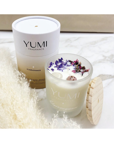 Bougie "Clairvoyance" Senteur fleur de coton Yumi 200g