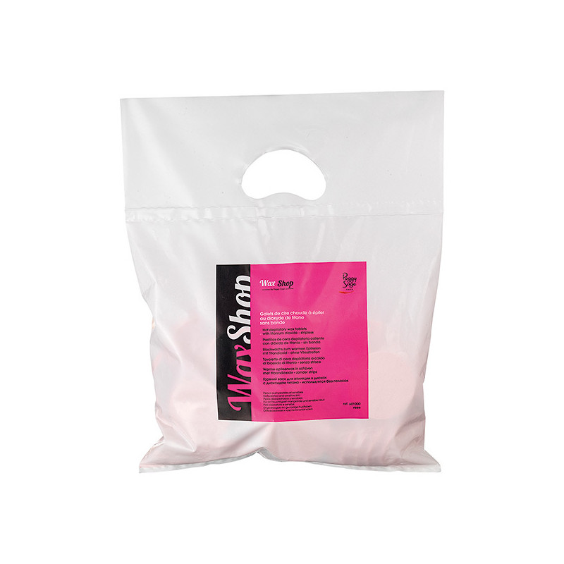 Galets de Cire Chaude à Épiler Rose au Dioxyde de Titane Peggy Sage 1kg